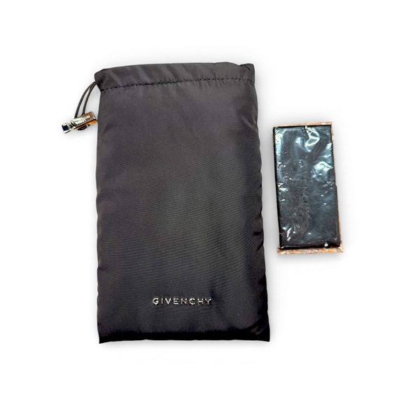Givenchy Accessories - Givenchy Puffer Pouch Sunglasses Case and Lens Cleaning Cloth, Drawstring Cord